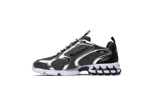 Nike Stussy x Air Zoom Spiridon Caged 2 'Pure Platinum' CU1854-001