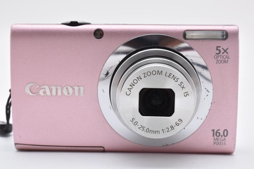 Canon PowerShot A2400 IS Compact Digital Camera pink English