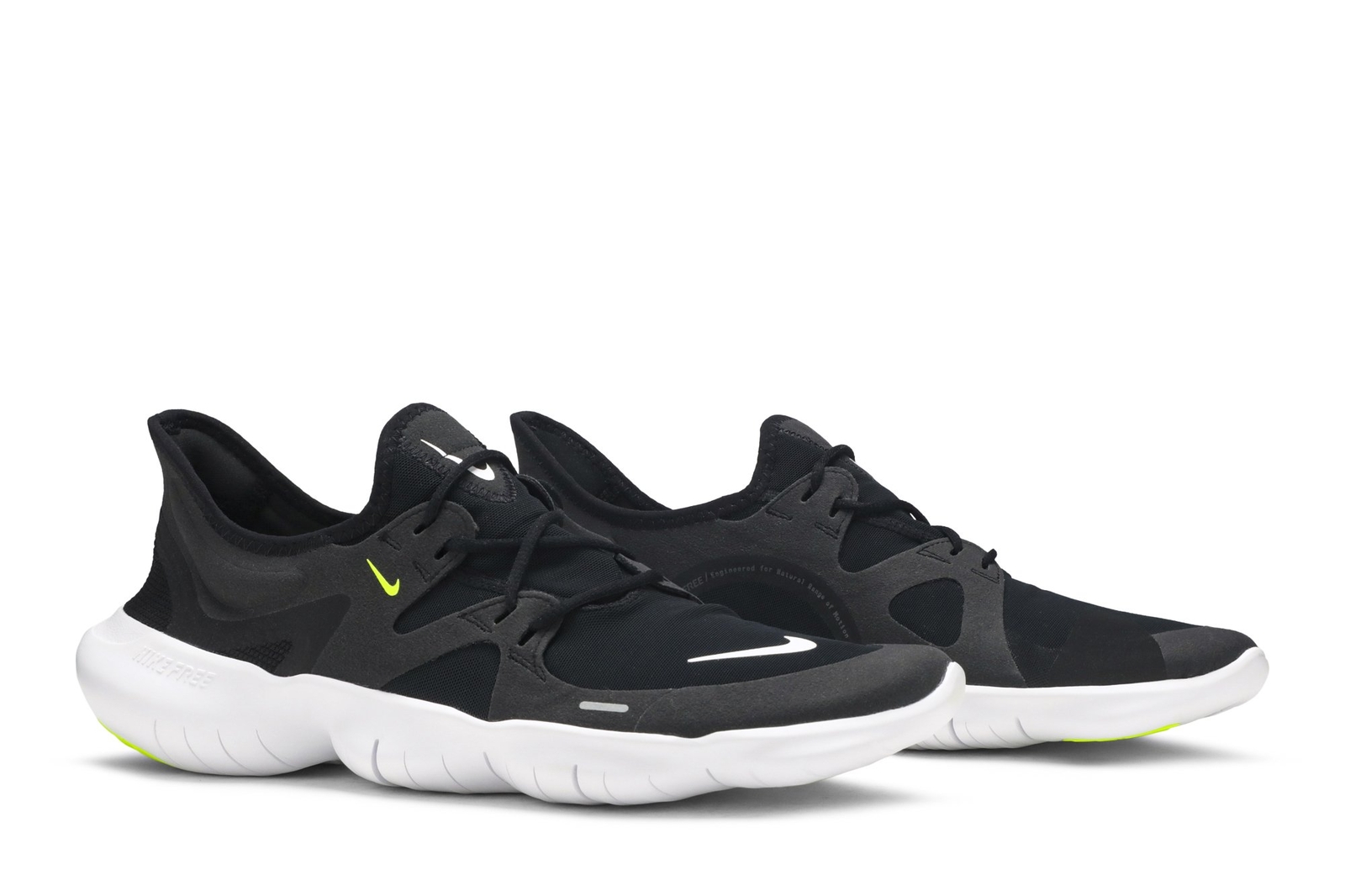 Nike Free RN 5.0 Mens Running Shoes White Black AQ1289-102 Size 9.5 Buy Nike Men main image 3