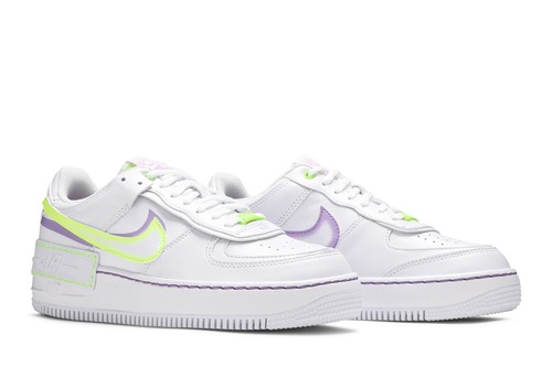 Nike Wmns Air Force 1 Shadow 'White Electric Green' DD9684-100 New
