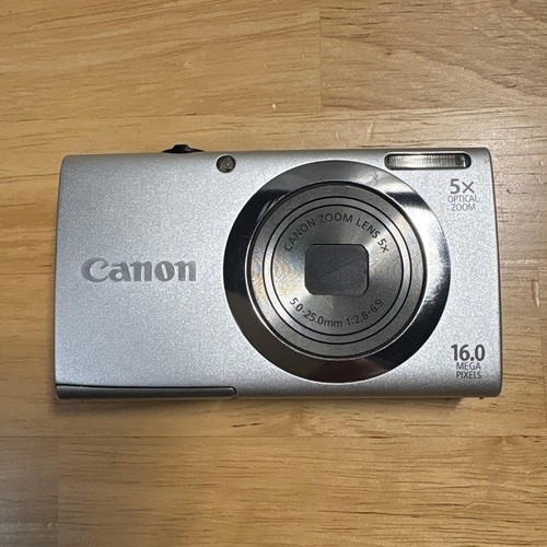【D2039】 Canon Powershot A2300 シルバー キャノン Canon PowerShot A2300 16.0MP 5x Optical Zoom Silver 95% NEW