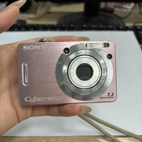 Sony Cyber-shot DSC-W55 7.2MP 3x Optical Zoom Digital Camera Pink