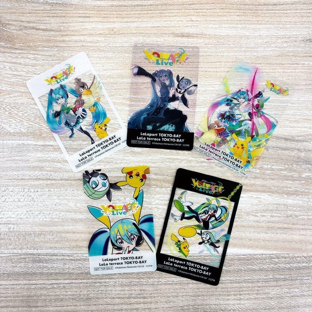 Pokemon feat. Hatsune Miku Project VOLTAGE LIVE Limited Clear Card