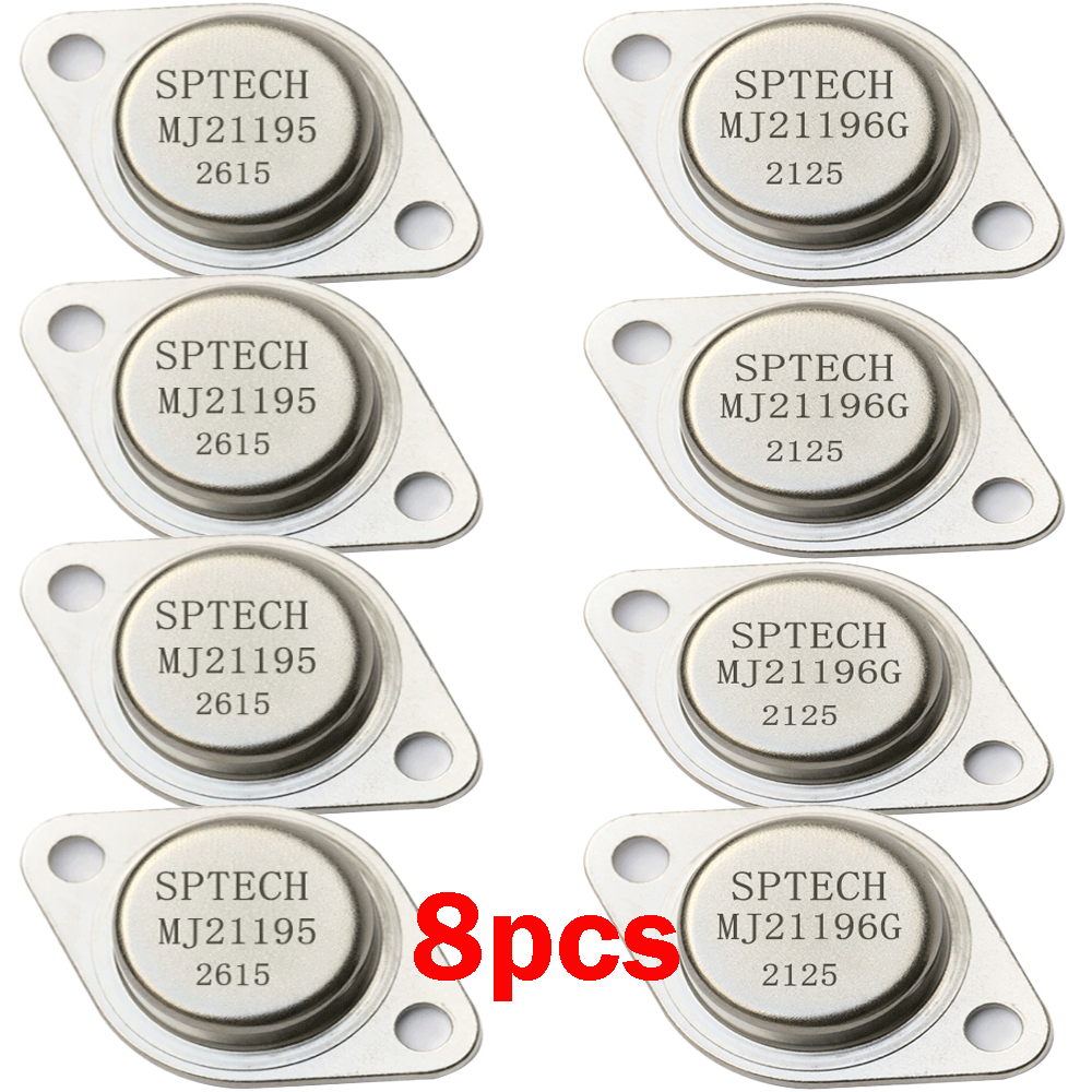 ONSEMI MJ21195 MJ21196 POWER TR 8ペア 新品 Matched Set 8 OnSemi