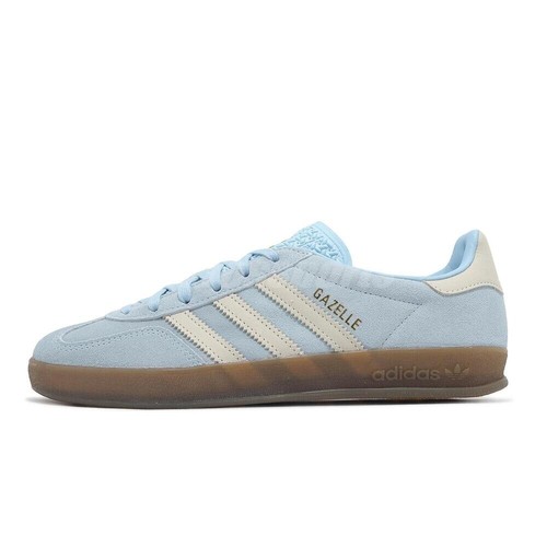  GAZELLE ブラウン×ライトブルー スニーカー箱無し adidas Originals Gazelle Indoor Clear Sky Sky White Blue JI2717