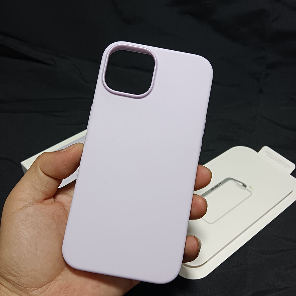 For iPhone 12 13 14 15 16 Pro Max Silicone Case Fit MagSafe Wrieless Charging