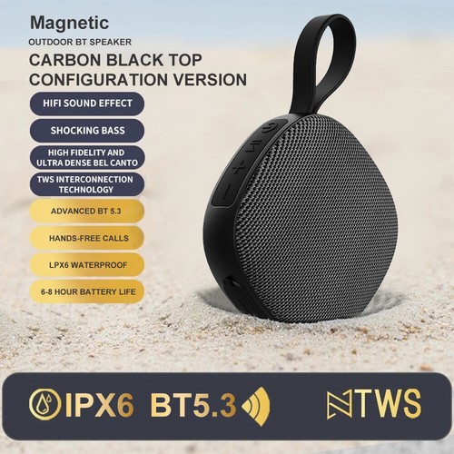 Portable Bluetooth Shower Speaker IPX6 Waterproof Outdoor Sports