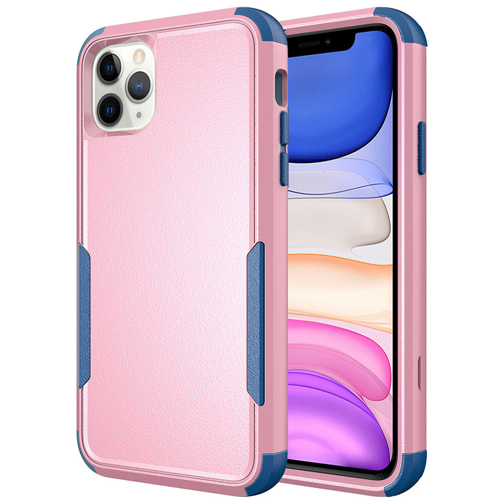 3 in 1 Shockproof Hybrid Case Cover For iPhone 15 14 13 12 11 Pro Max 6 7 8 X XS