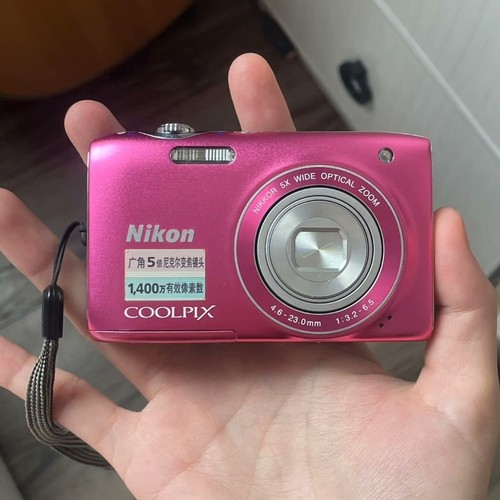 Nikon COOLPIX S3100 Digital Camera Pink 14.0MP 5x Optical Zoom