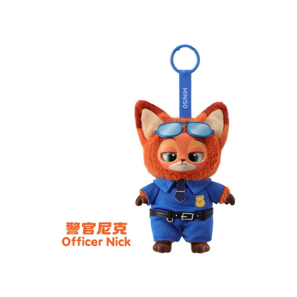 最終値下げ‼️ MINISO ZOOTOPIA 警官ニック 警官ジュディ MINISO Zootopia Series doll Vinyl Plush Pendant Blind Box Figure