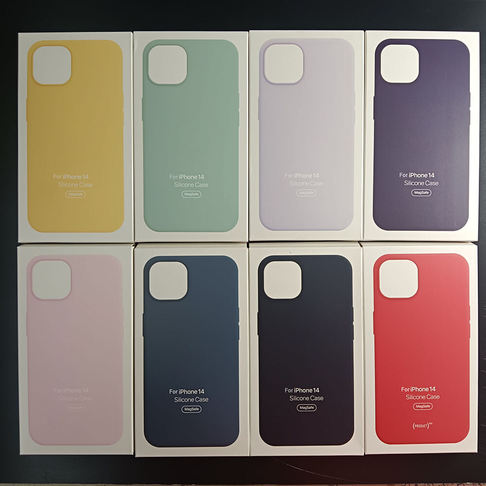 For iPhone 12 13 14 15 16 Pro Max Silicone Case Fit MagSafe Wrieless Charging