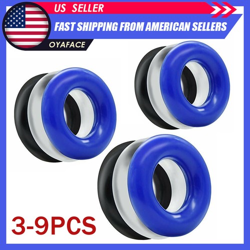 Cock Ring Stay Hard Penis Enhancer 3 Pack Erectile Dysfunction Sex-Toys Men  ED | eBay