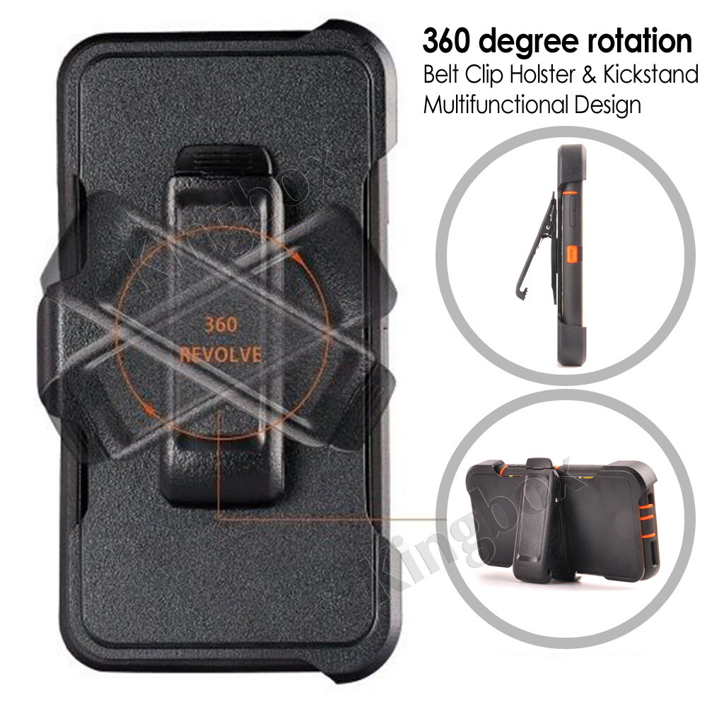 For iPhone 6 7 8 Plus SE Hybrid Defender Case Screen Protector Belt Clip Holster
