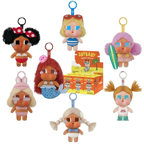 Authentic Crybaby Vacation Mode On Series Vinyl Plush Key Pendant