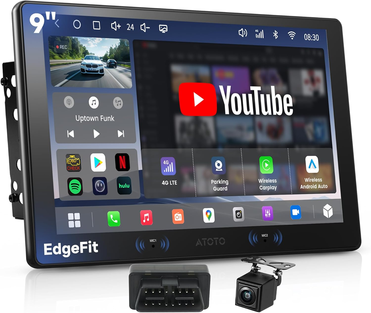 ATOTO S8 Gen4 9'' Android 2DIN Car Stereo CarPlay&Android Auto+