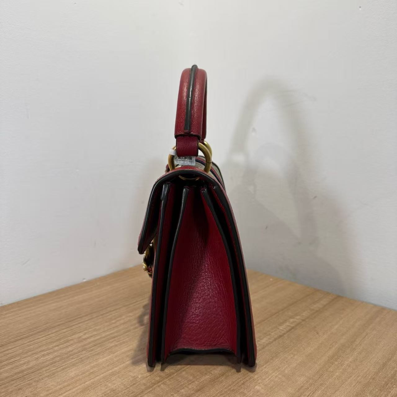 Gucci Queen Margaret Bee Top Handle GG Supreme Canvas Crossbody