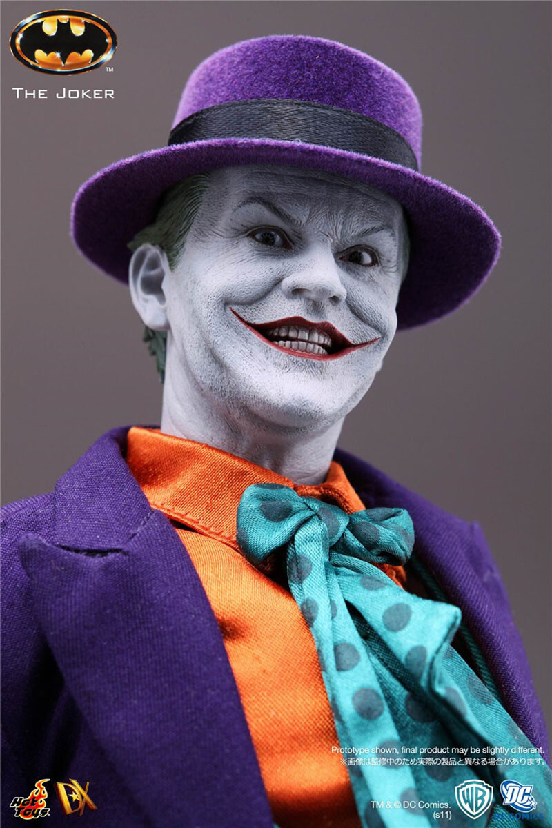 HotToys 1/6 Scale DX08 1989 Batman Joker Jack Nicholson Action