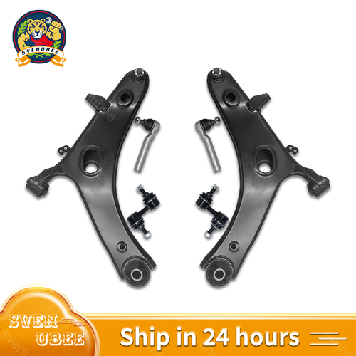 8pcs Front Left Lower Rear Right Ball Joints Sway Bar Links Tie Rods For Subaru Forester Impreza