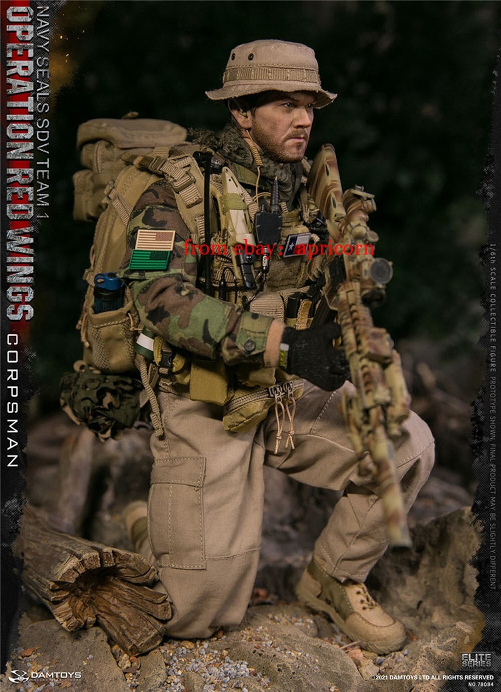 DAMTOYS 78084 Navy Seals SDV Team1 Operation Red Wings 1/6 Action