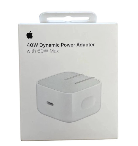 New 2025 Apple - 40W Dynamic Power Adapter 60W Max For iPhone/iPad
