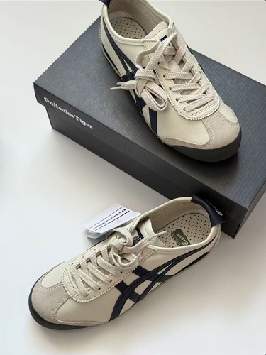 New Onitsuka Tiger Mexico 66 BIRCH PEACOAT Unisex Classic Sneaker