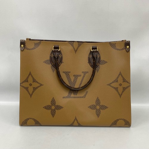 LOUIS VUITTON OnTheGo MM Monogram Giant Hand Bag Brown with chip