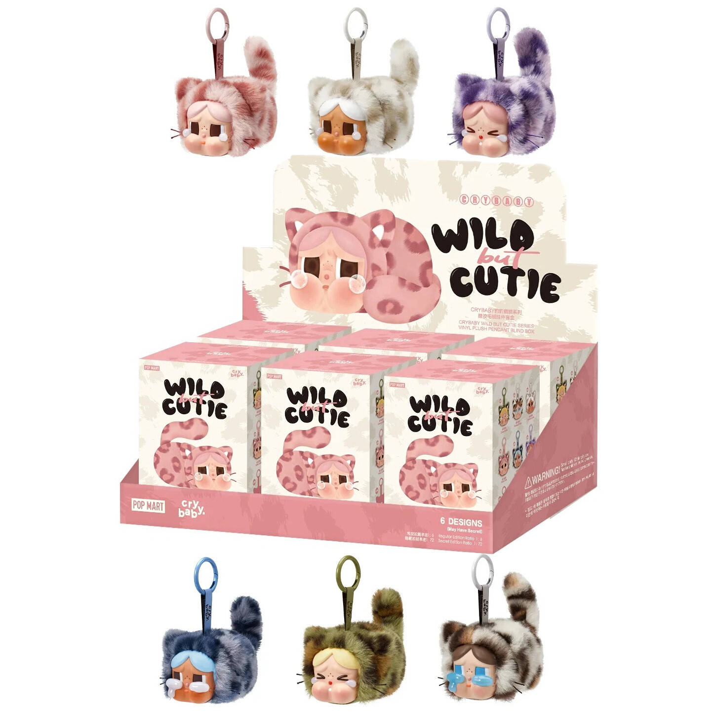 100% Authentic Crybaby Wild But Cutie Confirmed Pendant Plush Toy