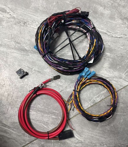 Retrofit amp power Speaker cable For BMW F15 x5 F85 X5m ID6 HK to