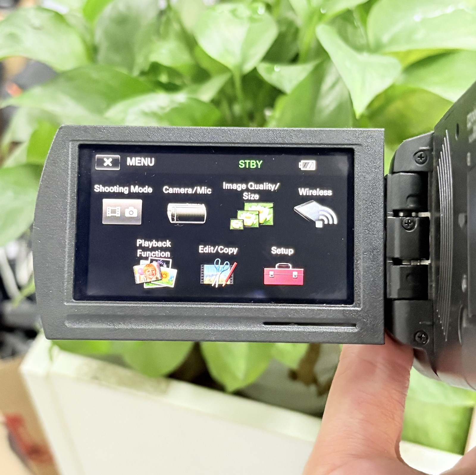 SONY 4K Video Camera Handycam FDR-AX30 Black 10x Optical Zoom | eBay