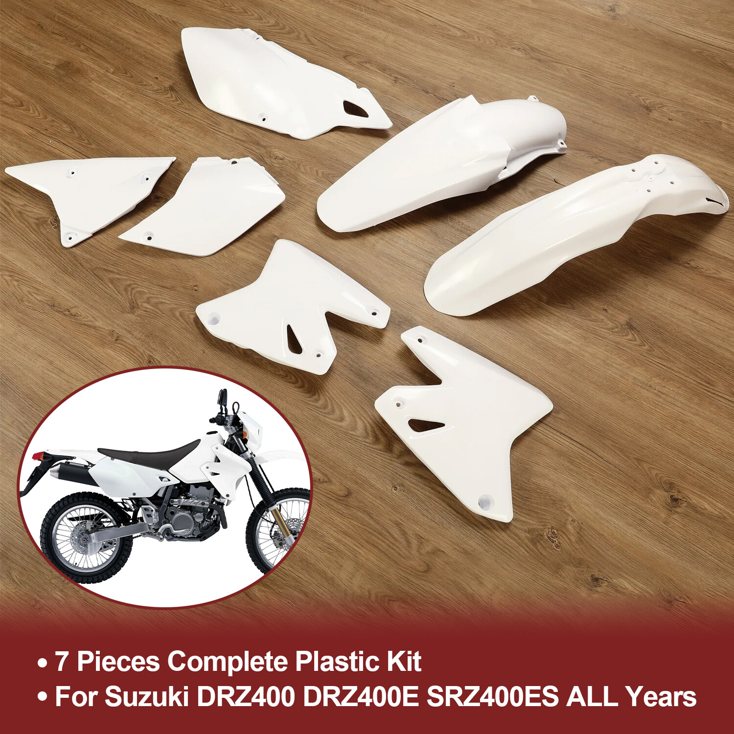 Fairing Bodywork Complete Plastics Kit Fits All Years Suzuki