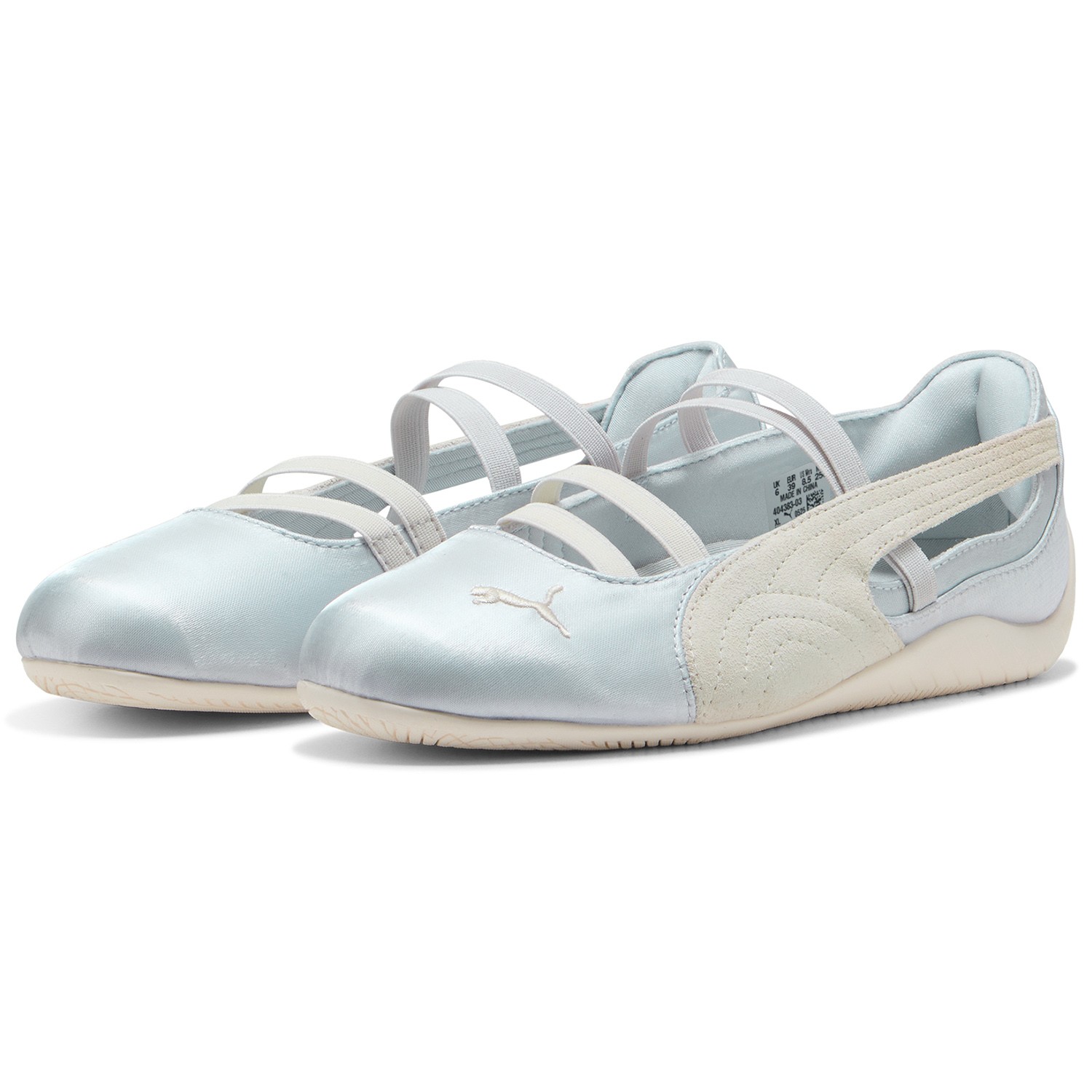 Puma Speedcat Ballet Silver Mist Warm White Satin 404383-03