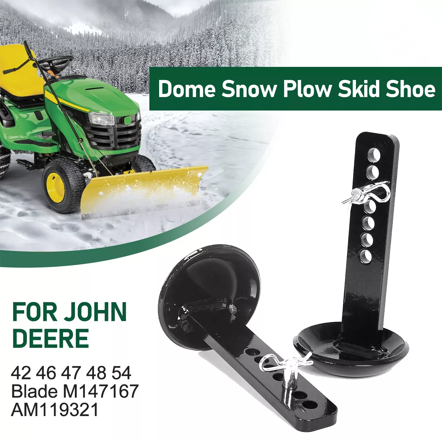 たろう出品D. DOUÉ 14 snipes ジャージ Snow Plow Dome Skid Shoes Heavy Duty For John Deere Runner