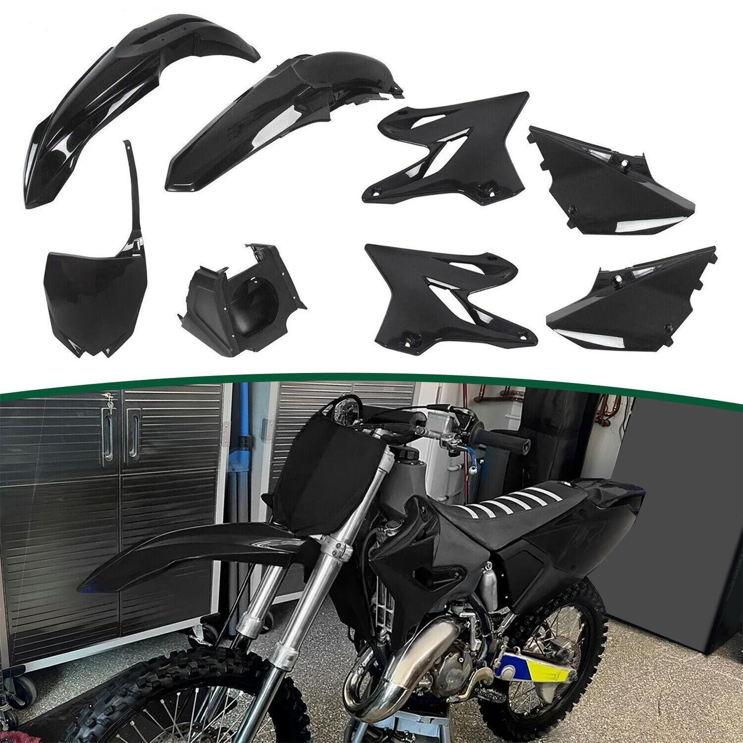 For Yamaha YZ125 YZ250 2002-2020 Restyle Black Plastic Kit Set