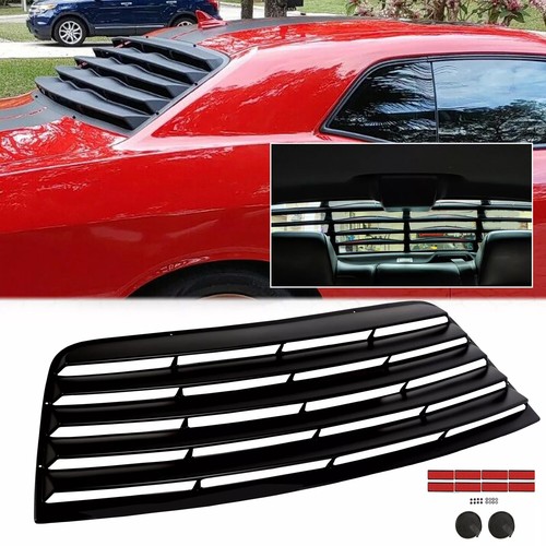 For 08-23 Dodge Challenger XE V2 Carbon Fiber Look Side Window Louver