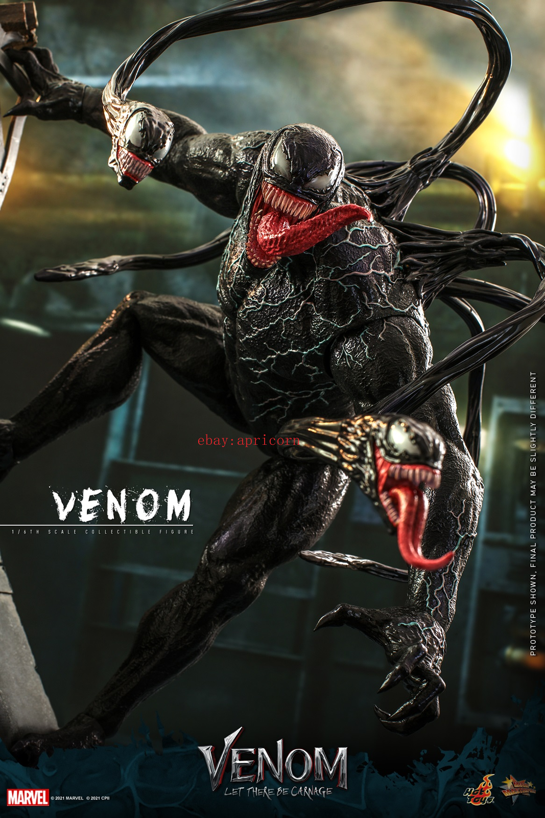 Hottoys MMS626 Venom 1/6 Action Figure Toy Model Collectible Box