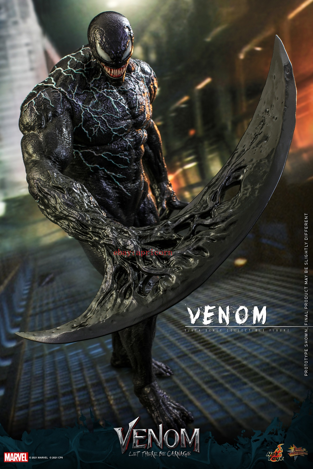 Hottoys MMS626 Venom 1/6 Action Figure Toy Model Collectible Box