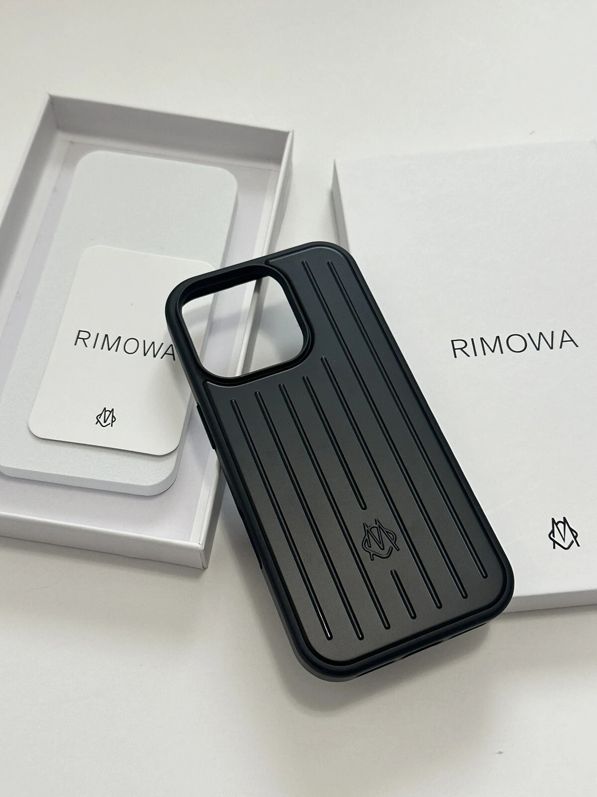 for Rimowa iPhone 16 Pro Max Case Black Aluminum US SELLER In