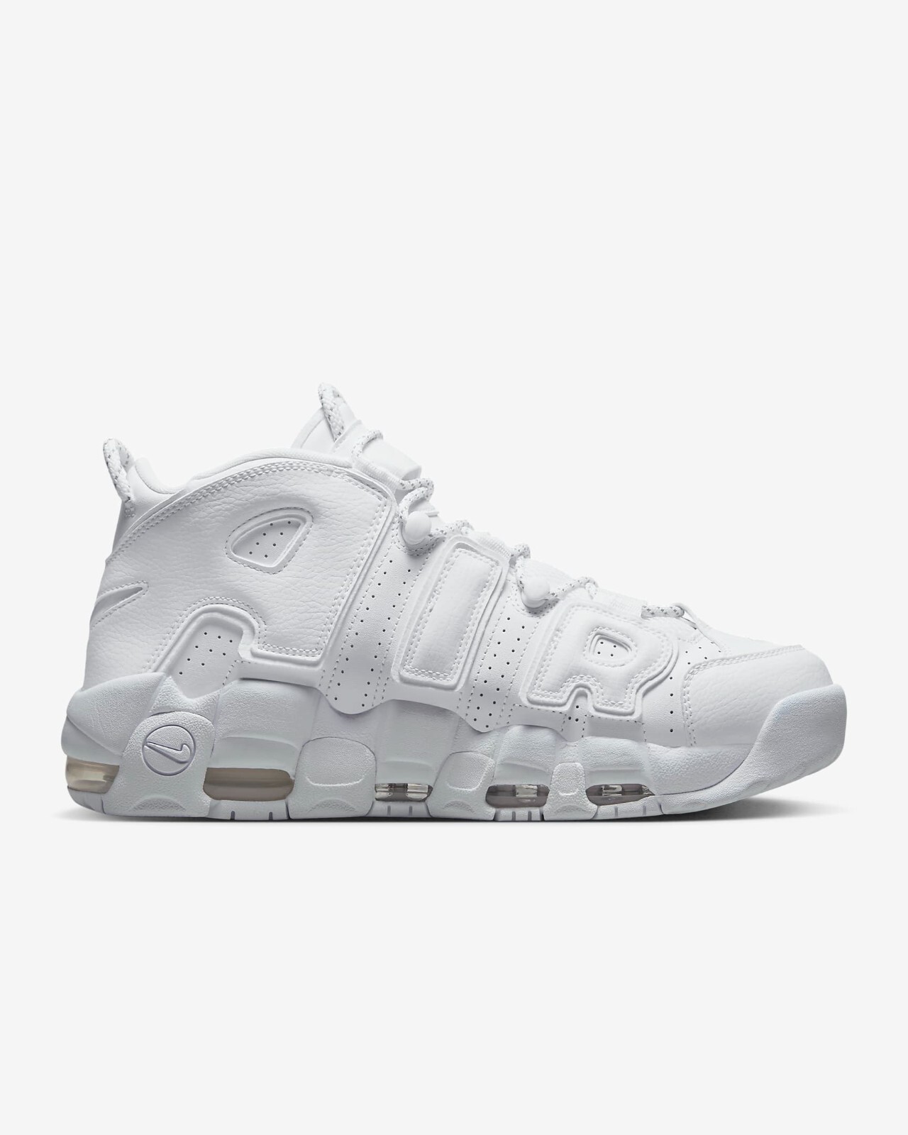 Nike Air More Uptempo '96 Triple White 921948-100 Men's Size | eBay