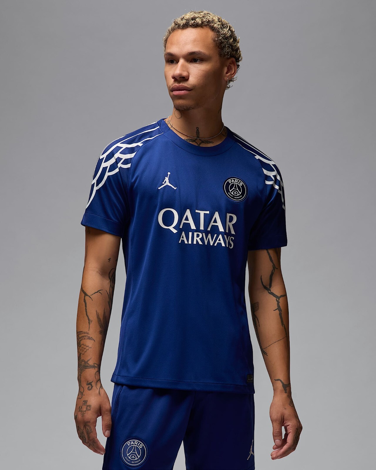 Nike PSG Jordan 2024/25 Fourth Stadium Jersey Blue Void HJ0865-493