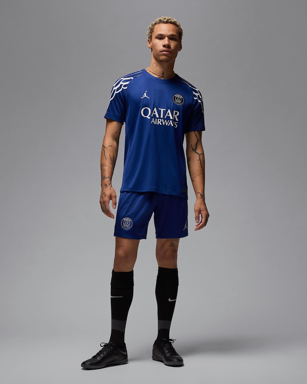 Nike PSG Jordan 2024/25 Fourth Stadium Jersey Blue Void HJ0865-493