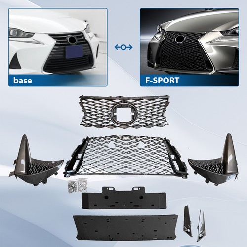 For 2017-2022 Lexus IS200t/IS300/350 Front Grille Grey Conversion