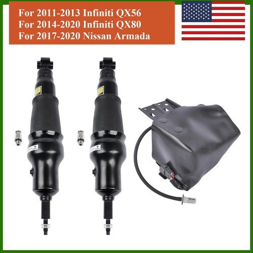 Rear Air Shock Absorbers & Compressor for Infiniti QX56 2011-2013