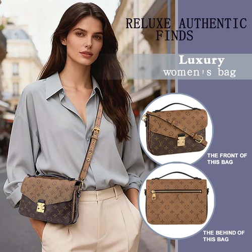 Louis Vuitton Pochette Metis MM Bag Crossbody Purse Monogram