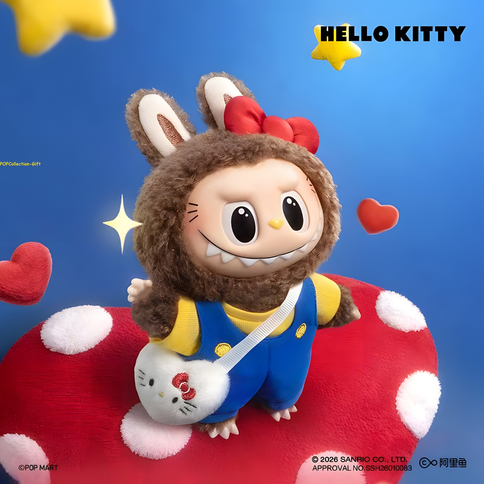 Authentic The Monsters X Sanrio Characters Series-Classic Hello
