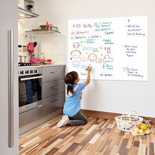 Magnetfolie Magnetische Whiteboard Sticker Wandtafel Memoboard Schreibtafel
