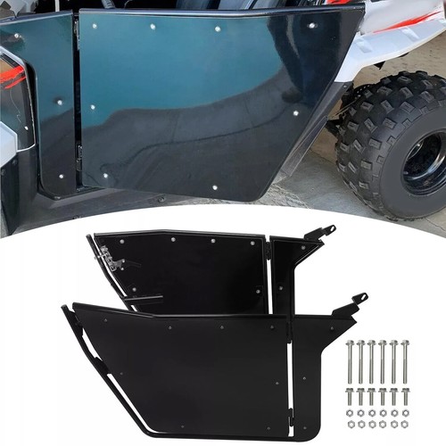 Black Left Right 2 Full Swing Open Doors Aluminum Kit For 09-22