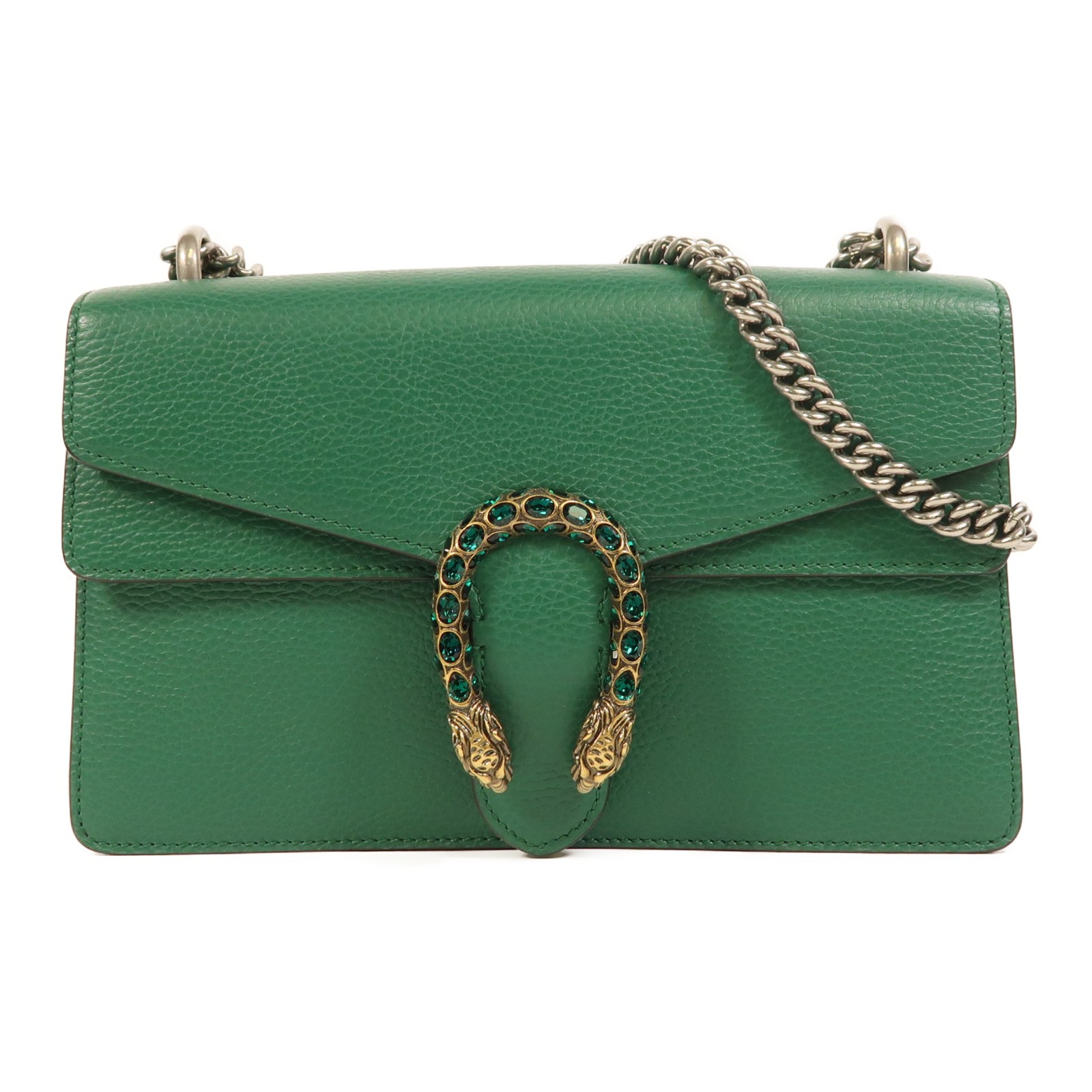 り*り様 GUCCI☆貝殻ポーチ☆グリーン☆アクセサリー GUCCI GG GHW