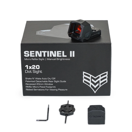 Swampfox Sentinel II 1x20mm Red/Green Dot Sight 3 MOA Micro Reflex