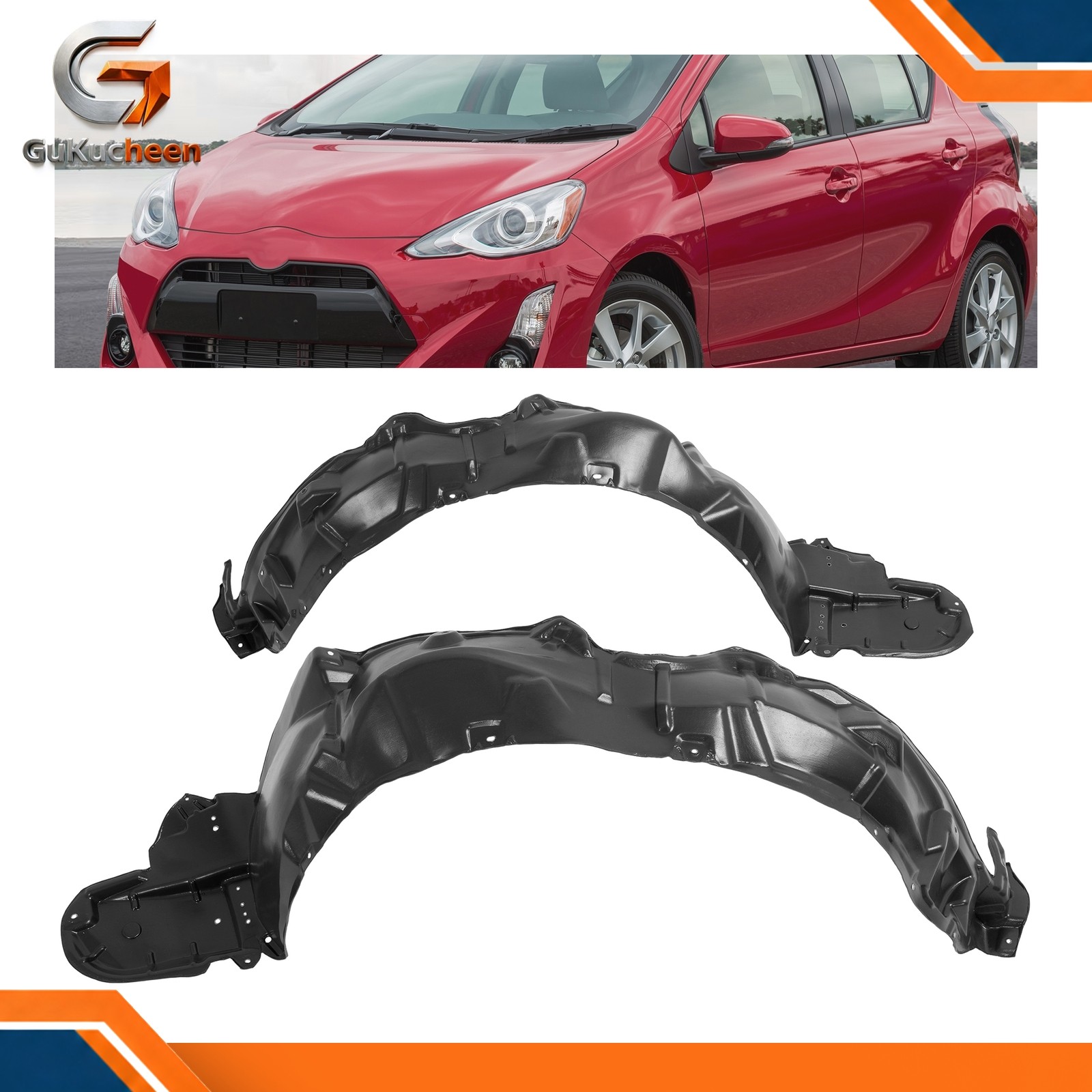 New Splash Shield Fender Liner For 10-15 Toyota Prius Front Left