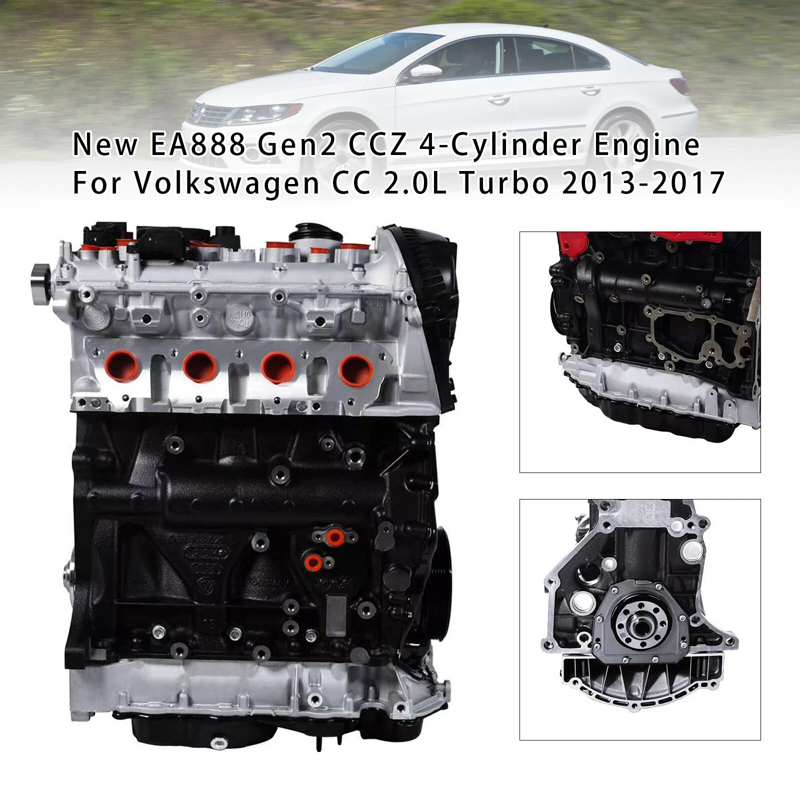 For Audi A3 A4 A5 A6 Q5 2.0L Turbo EA888 Gen2 4-Cylinder Gas